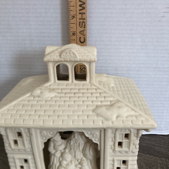 Vtg Partylite Bisque Victorian Manor - Picture 12 of 14